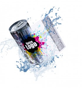 Adhésif transparent avec blanc de soutien